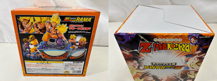 ドラゴンボールのフィギュア（上下方向）