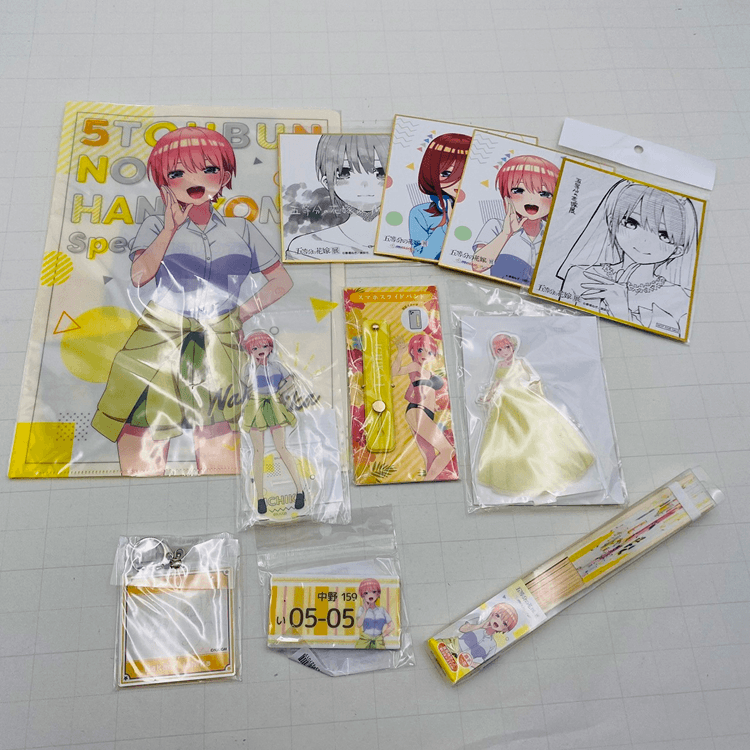 五等分の花嫁展のグッズ