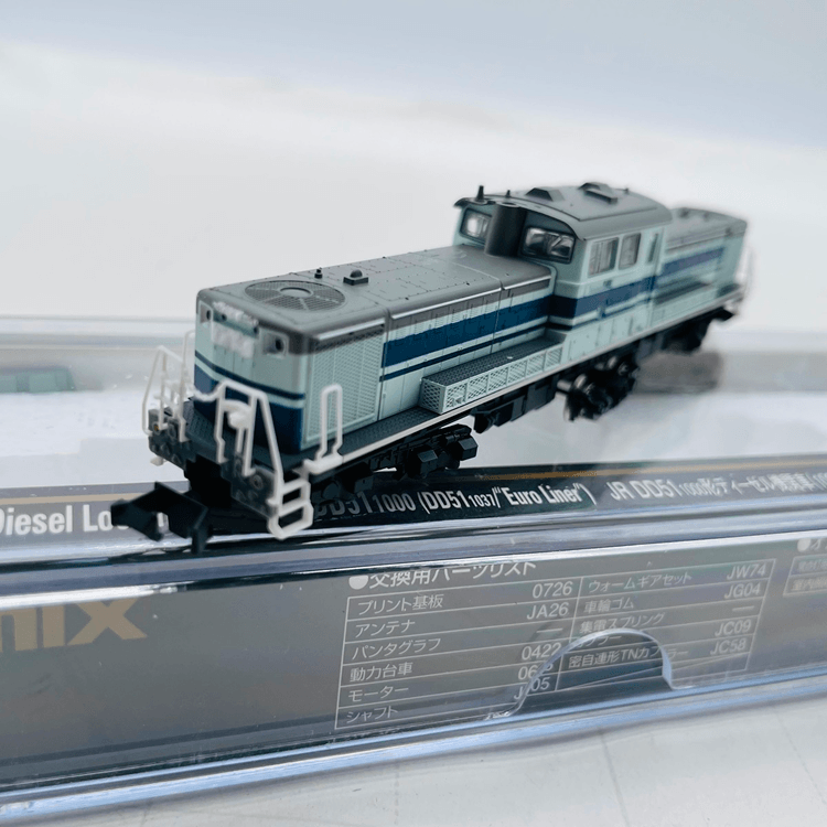 ディーゼル機関車の鉄道模型