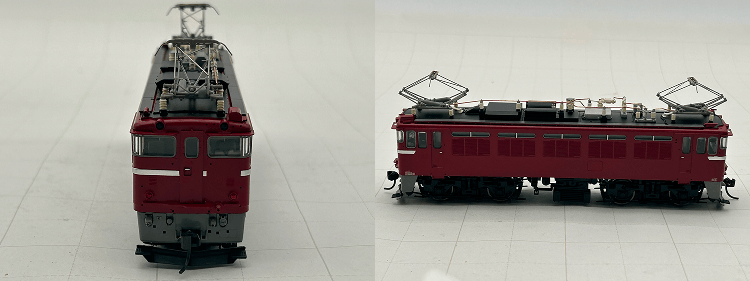 ED75形電気機関車の鉄道模型（詳細）