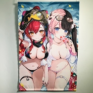 ぶいすぽっ! 猫汰つな 橘ひなの つなひな B2Wスエードタペストリー