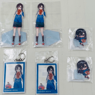 ぶいすぽっ！ 文化体育祭 文化祭 チェキ風アクリルキーホルダー アクリルスタンド 一ノ瀬うるは 3種6点セット