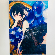 ぶいすぽっ！ 一ノ瀬うるは 活動3周年記念グッズ デザインキーホルダー タペストリー 2種セット